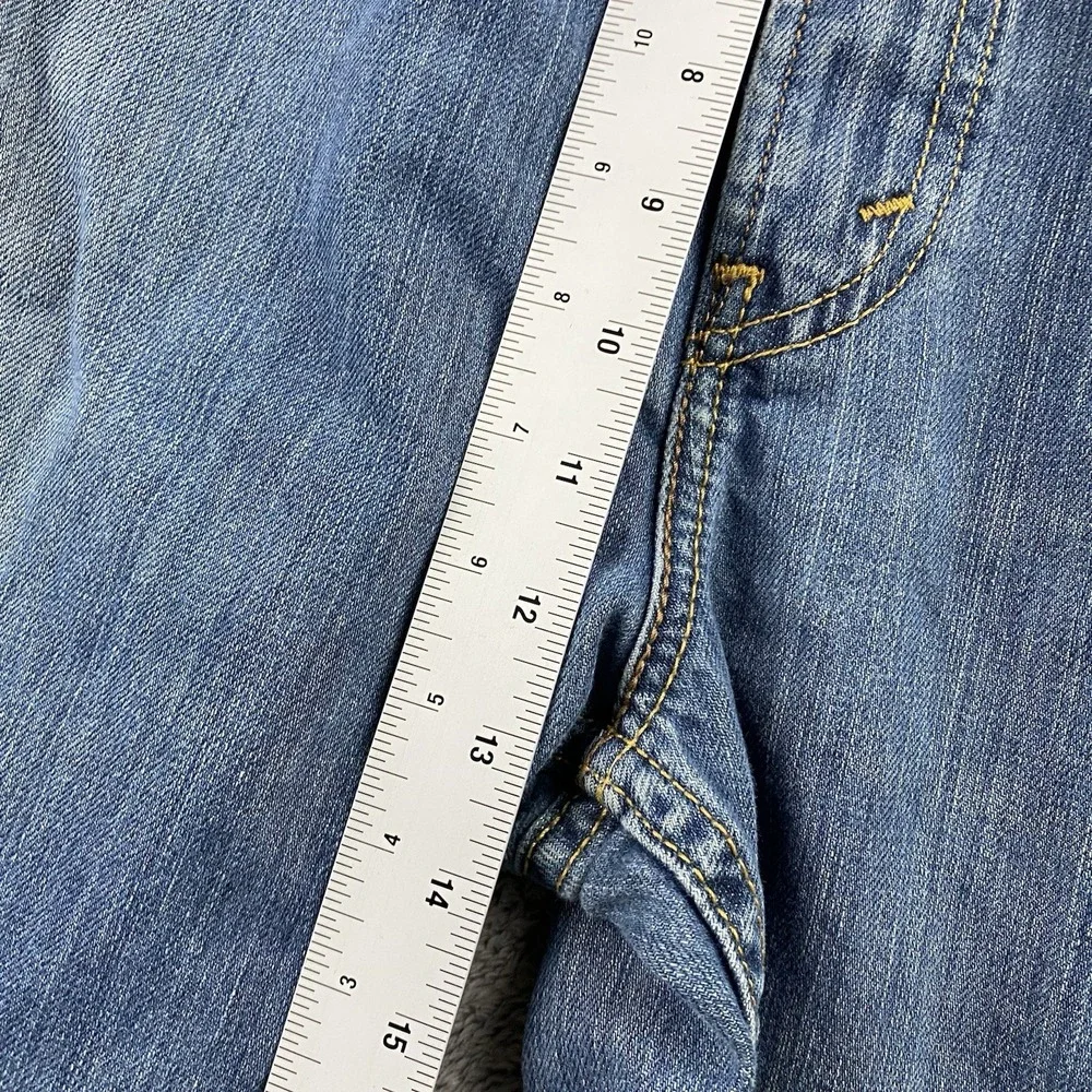 Levis 559 Relaxed Straight Jeans Mens 46x32‎ Blue Medium Wash High Rise